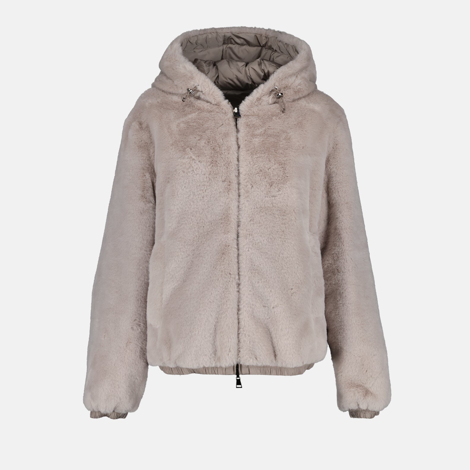 Casacos Doudoune Coche Moncler Cinza Femme