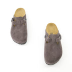 Scarpe aperte Mules Boston Birkenstock Marrone Femme