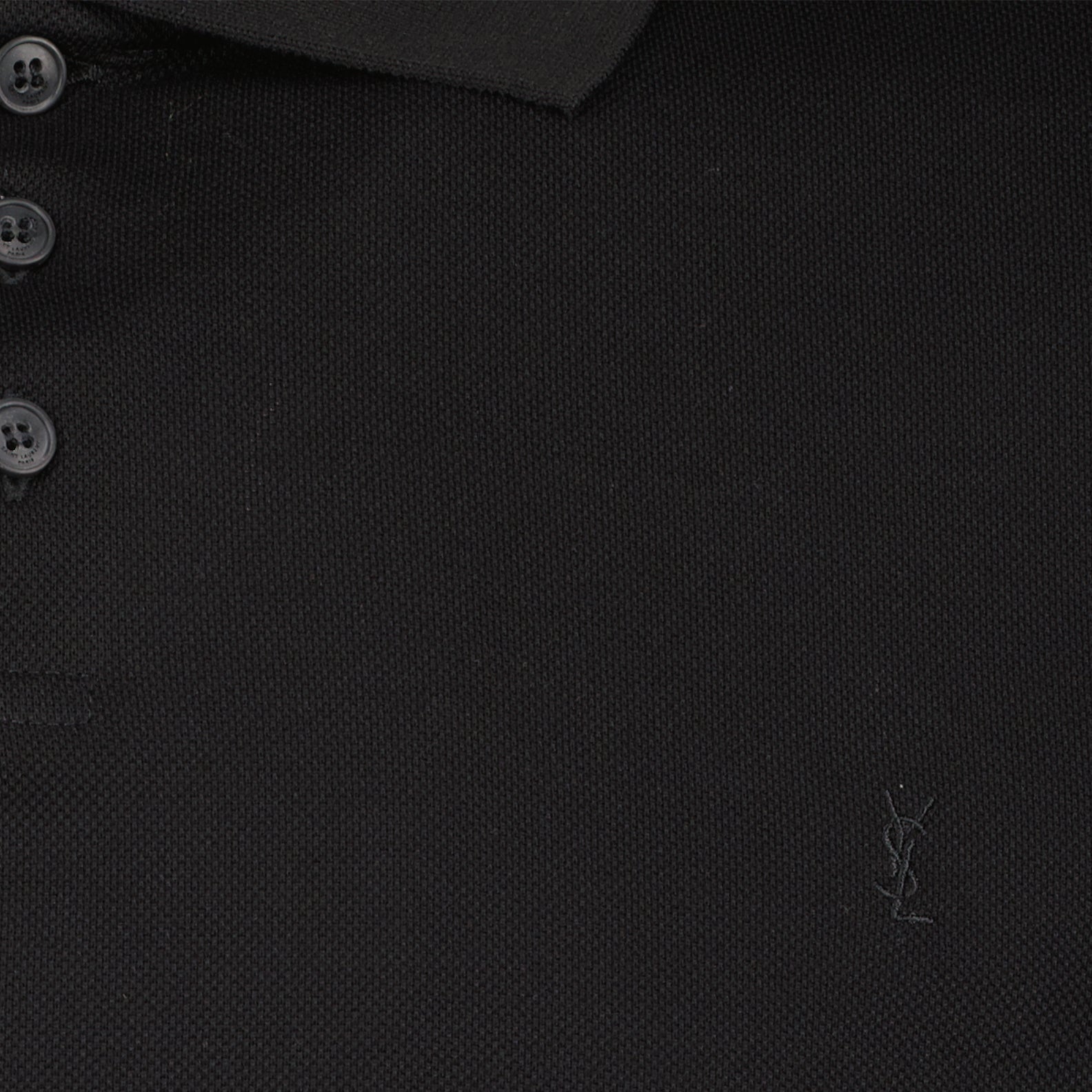 Polo shirts Cassandre Polo Saint Laurent Black Homme