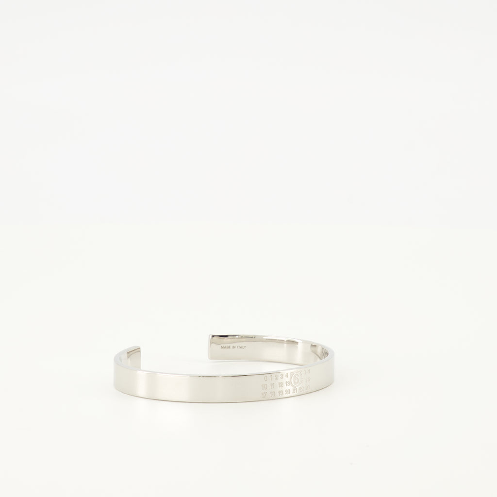 Bild des Artikels Silbernes Numeric Armband der Marke Mm6 für Frauen - Frühjahr-Sommer Saison 2026 - Detailansicht_2