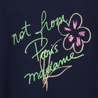 T-shirts T-shirt Slogan Esquisse Drole De Monsieur Bleu foncé Homme