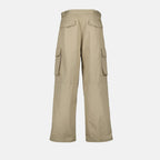 Pantaloni Pantaloni Cargo Ami PARIS Beige Uomo