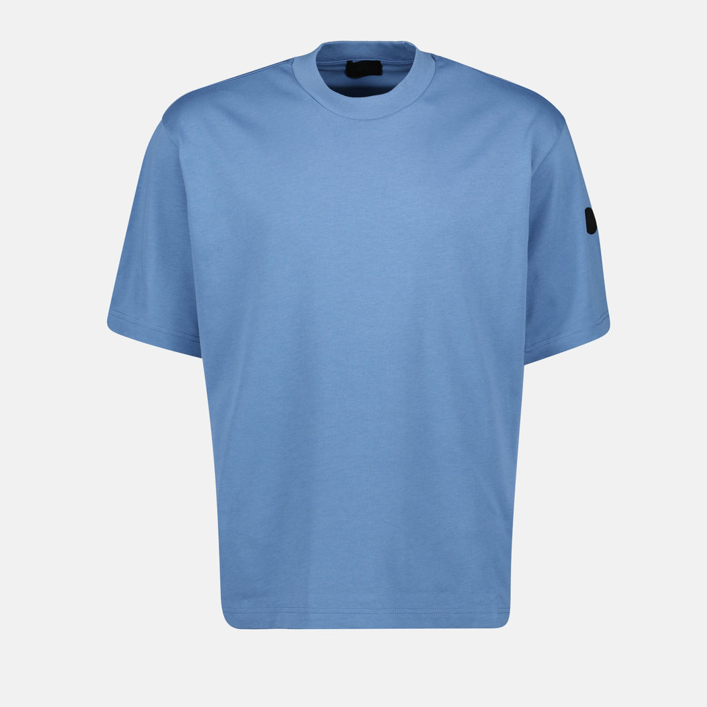 T-Shirts Logo T-Shirt Moncler Blau Homme