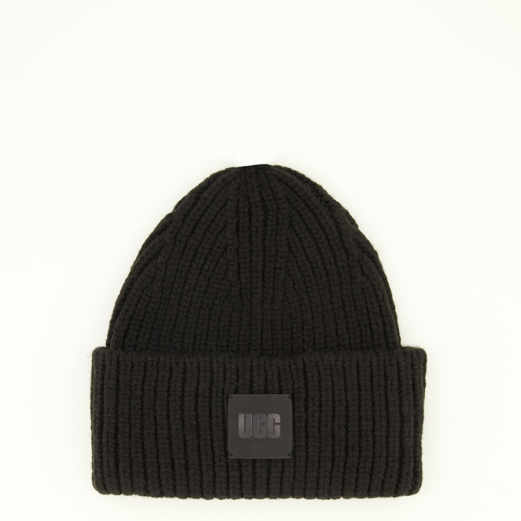 Chapeaux, casquettes et bonnets Black Knit Beanie Ugg Noir Unisexe