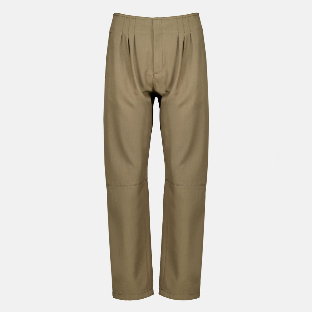 Pantalons Kaki Balloon Pants Mm6 Kaki Femme