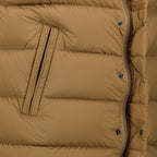 Vestes Giacca in Piuma Senza Maniche Tibb Moncler Beige Homme