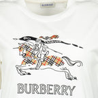 Imagem da T-shirt EKD Stech branca da marca Burberry para Mulher - Temporada Primavera-Verão 2026 - Vista Detalhada_1