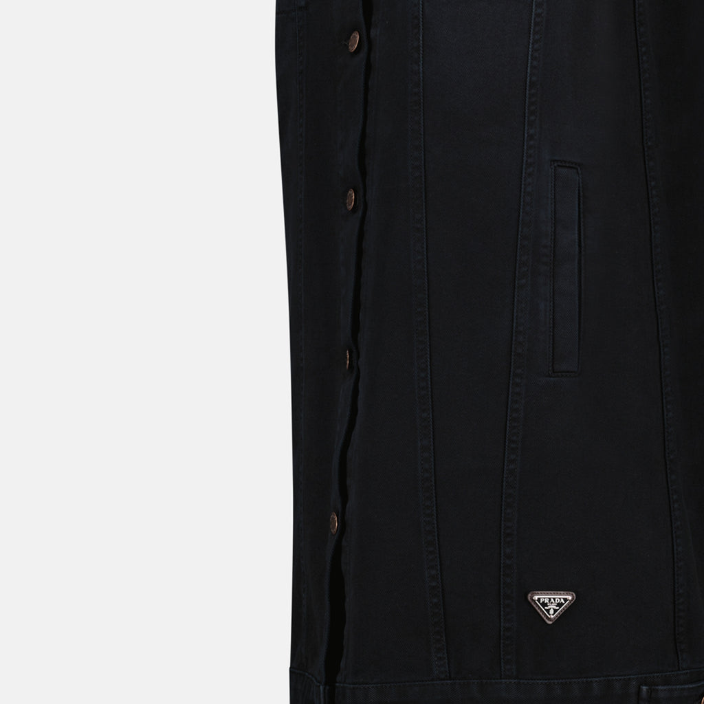 Robes Robe en jean Prada Noir Femme