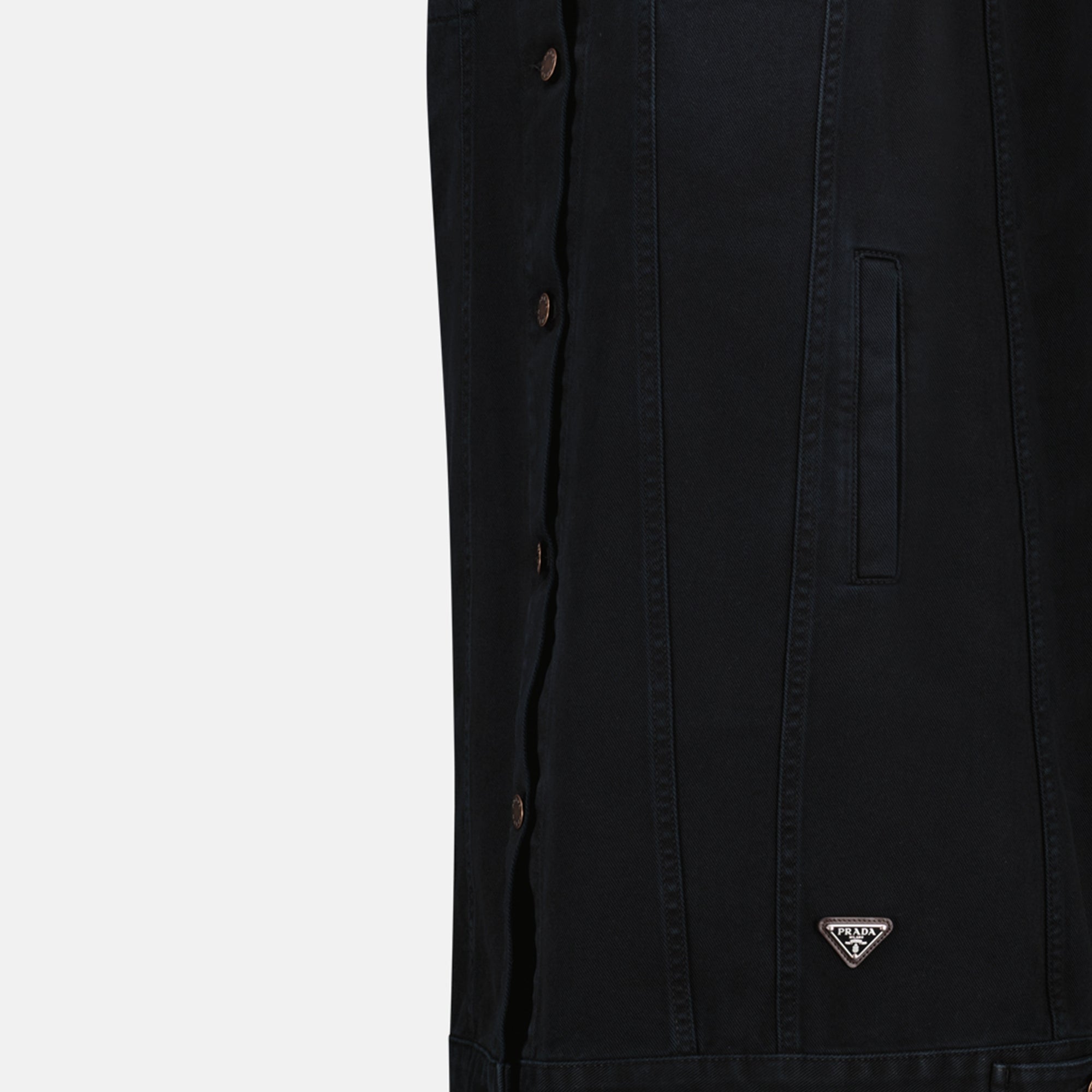 Robes Robe en jean Prada Noir Femme