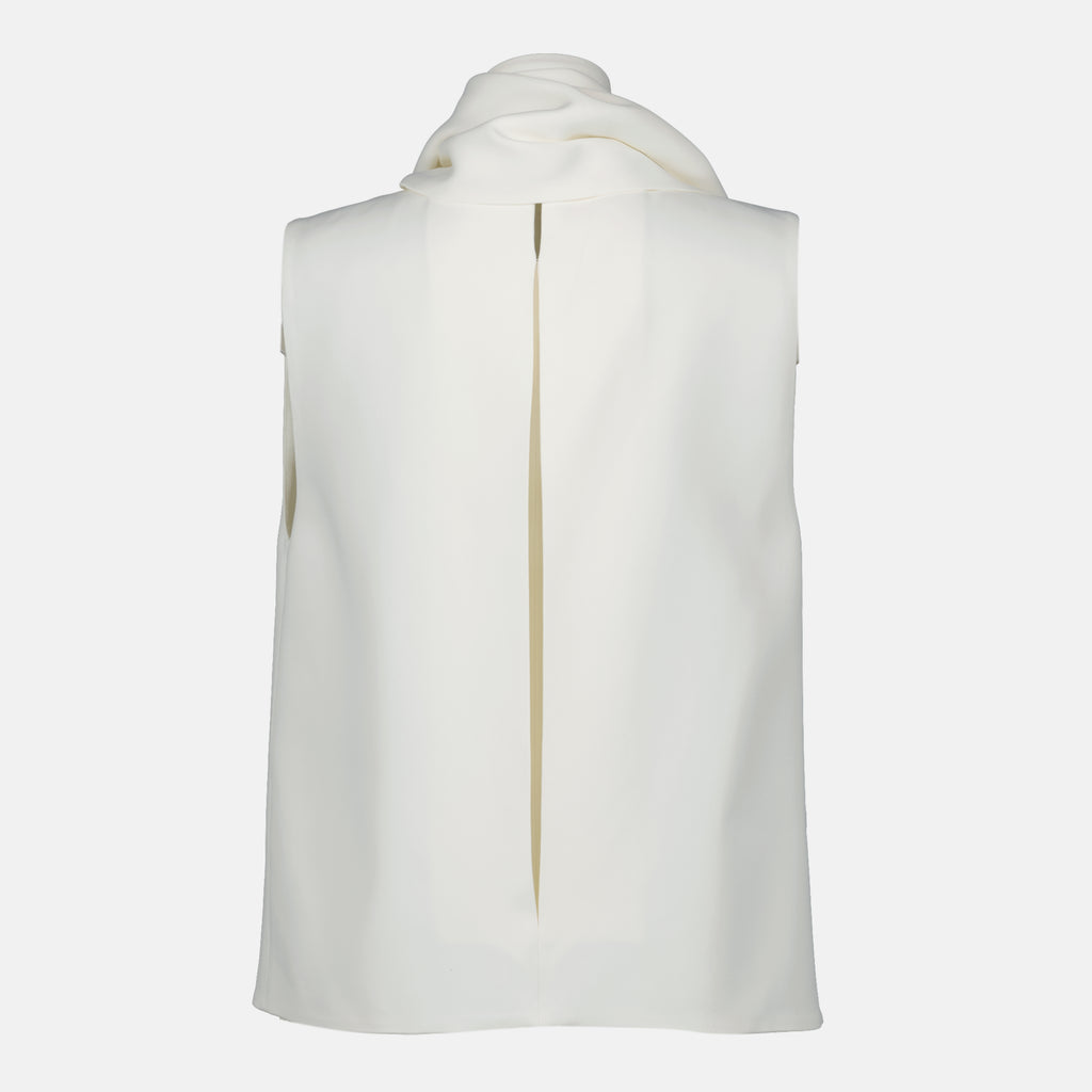 Imagem do Top Loe branco da marca Khaite para Mulheres - Temporada Primavera-Verão 2026 - Vista Traseira