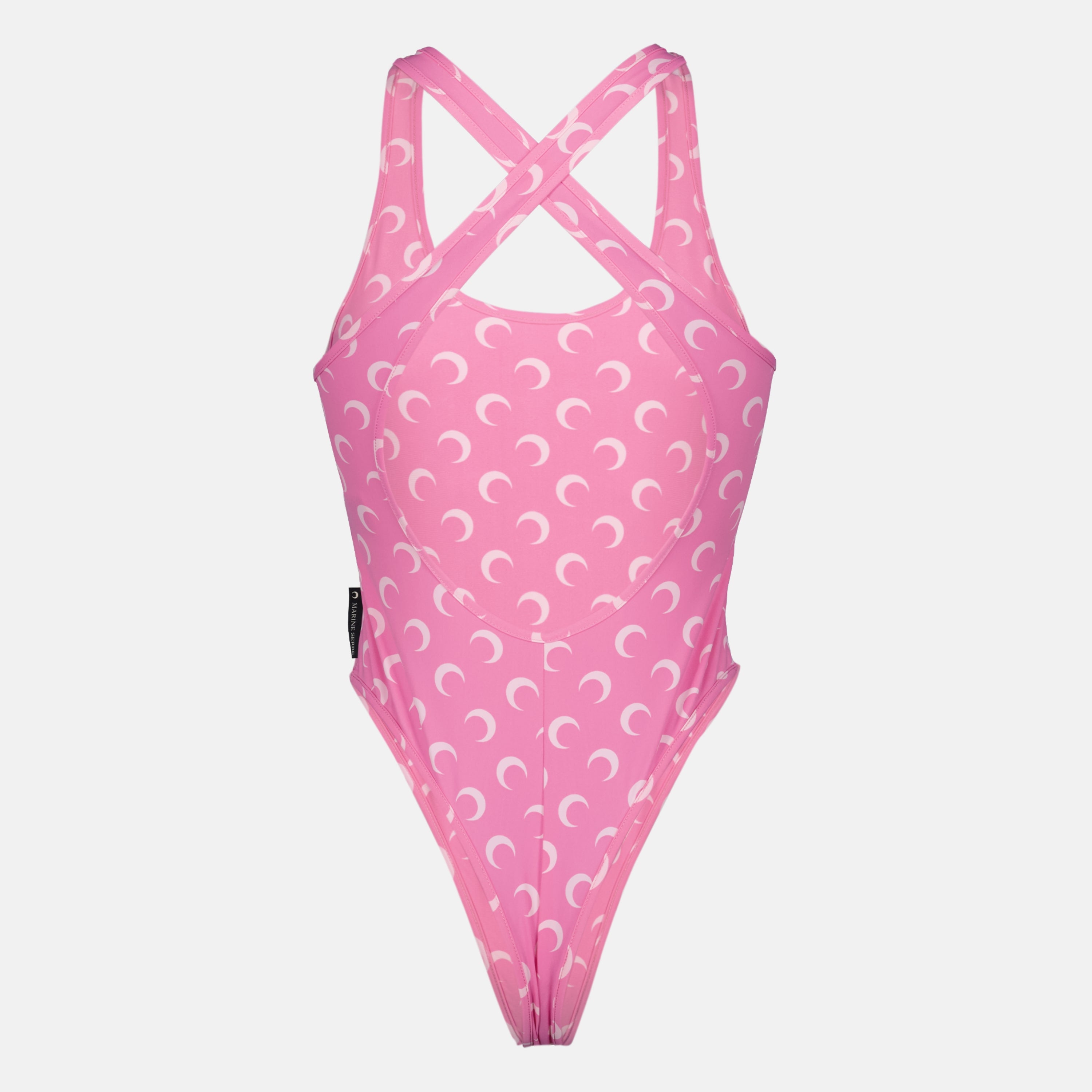 Beachwear Costume da Bagno Intero Pink Moon Marine Serre Rose Femme