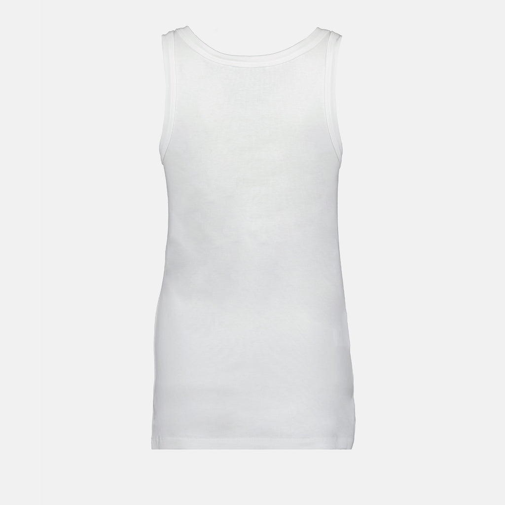 Tops Débardeur blanc à logo Prada Blanc Femme