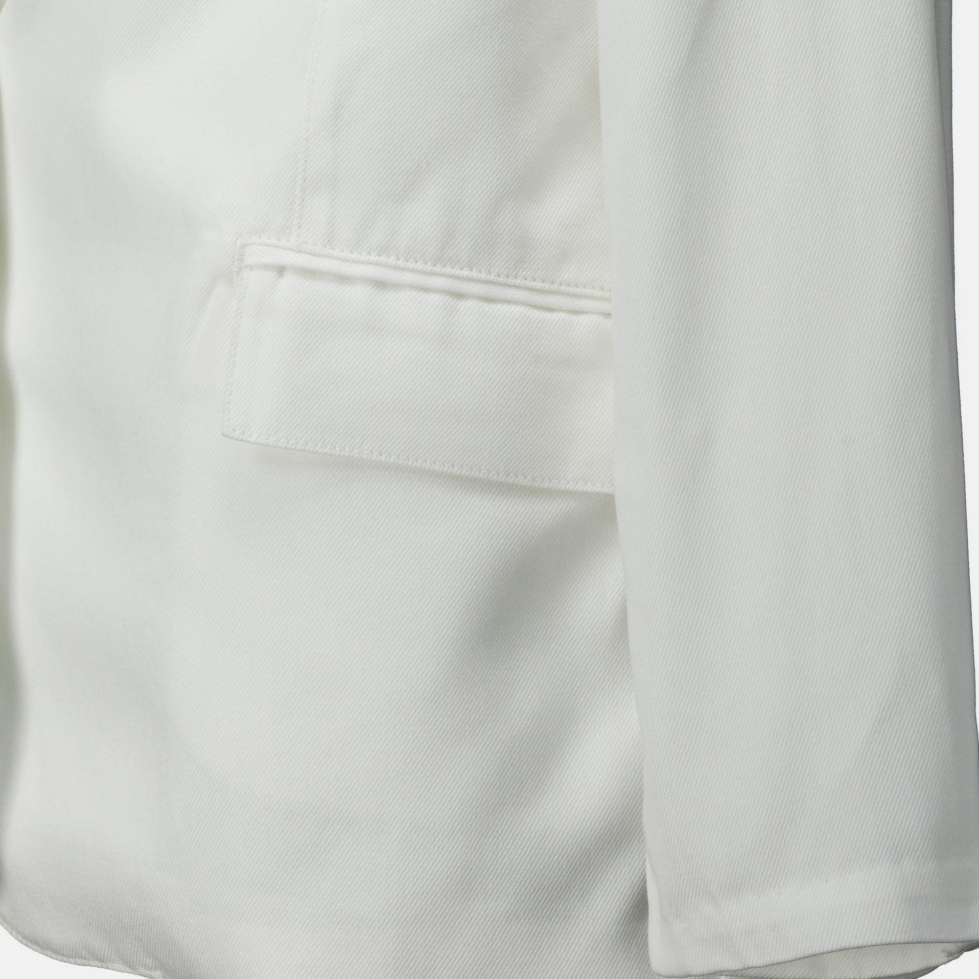 Vestes Blazer de Denim Branco em Satin Iro Blanc Femme