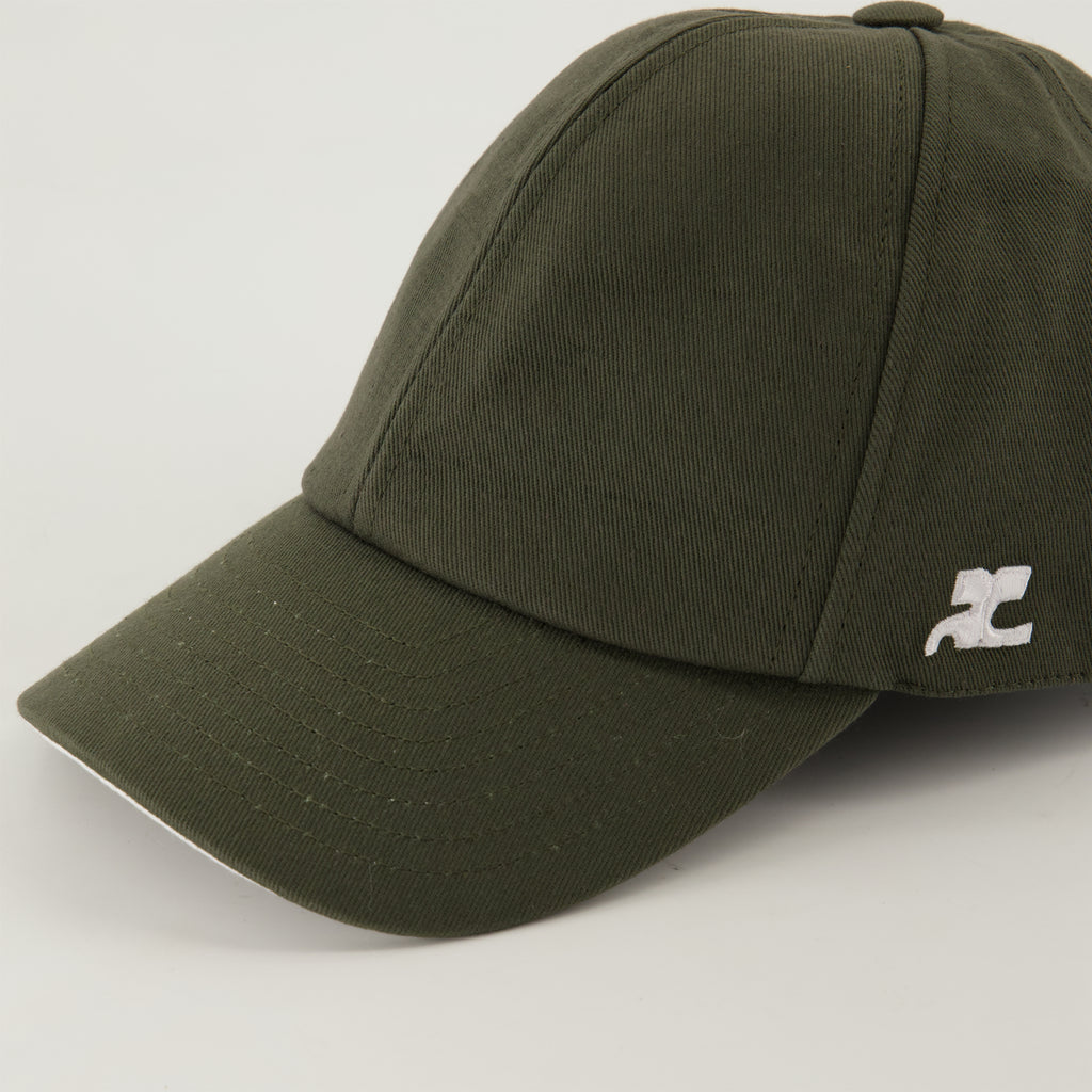 Hats, caps and beanies Casquette classique en coton Courrèges Gray Homme