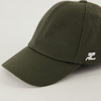 Hats, caps and beanies Casquette classique en coton Courrèges Gray Homme