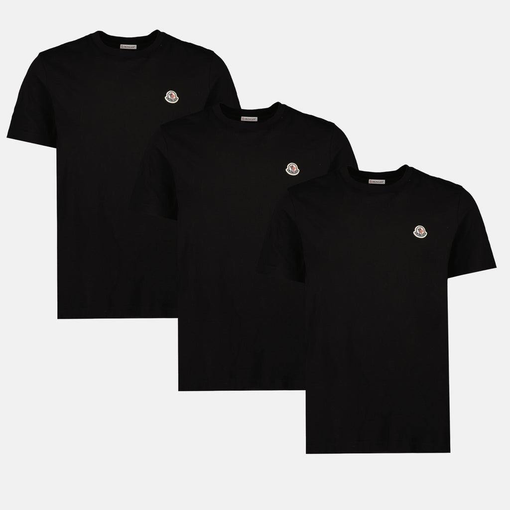 Tシャツ ロゴTシャツバンドル Moncler 黒 Homme