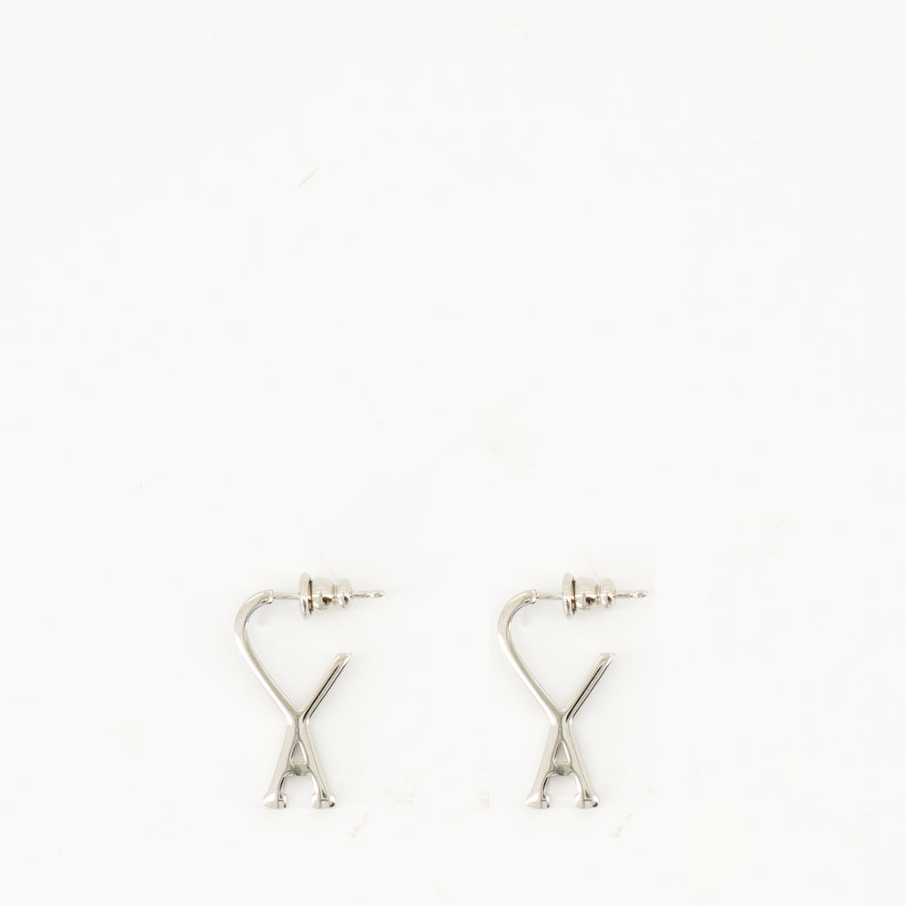 Image of the Ami de Coeur earrings from the brand Ami PARIS for Women - Fall-Winter 2025 - Front View