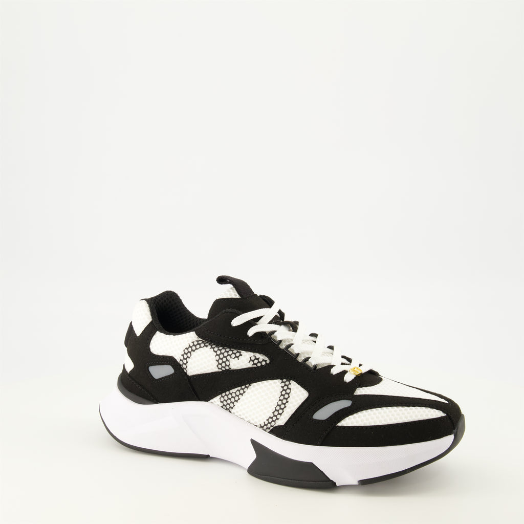 Baskets Baskets Demivee en tissu blanc Valentino Garavani Blanc Homme