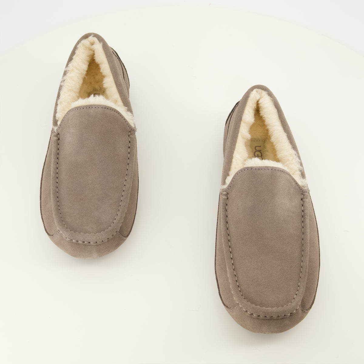 Mocassins Ascot Graue Hausschuhe Ugg Gris Homme
