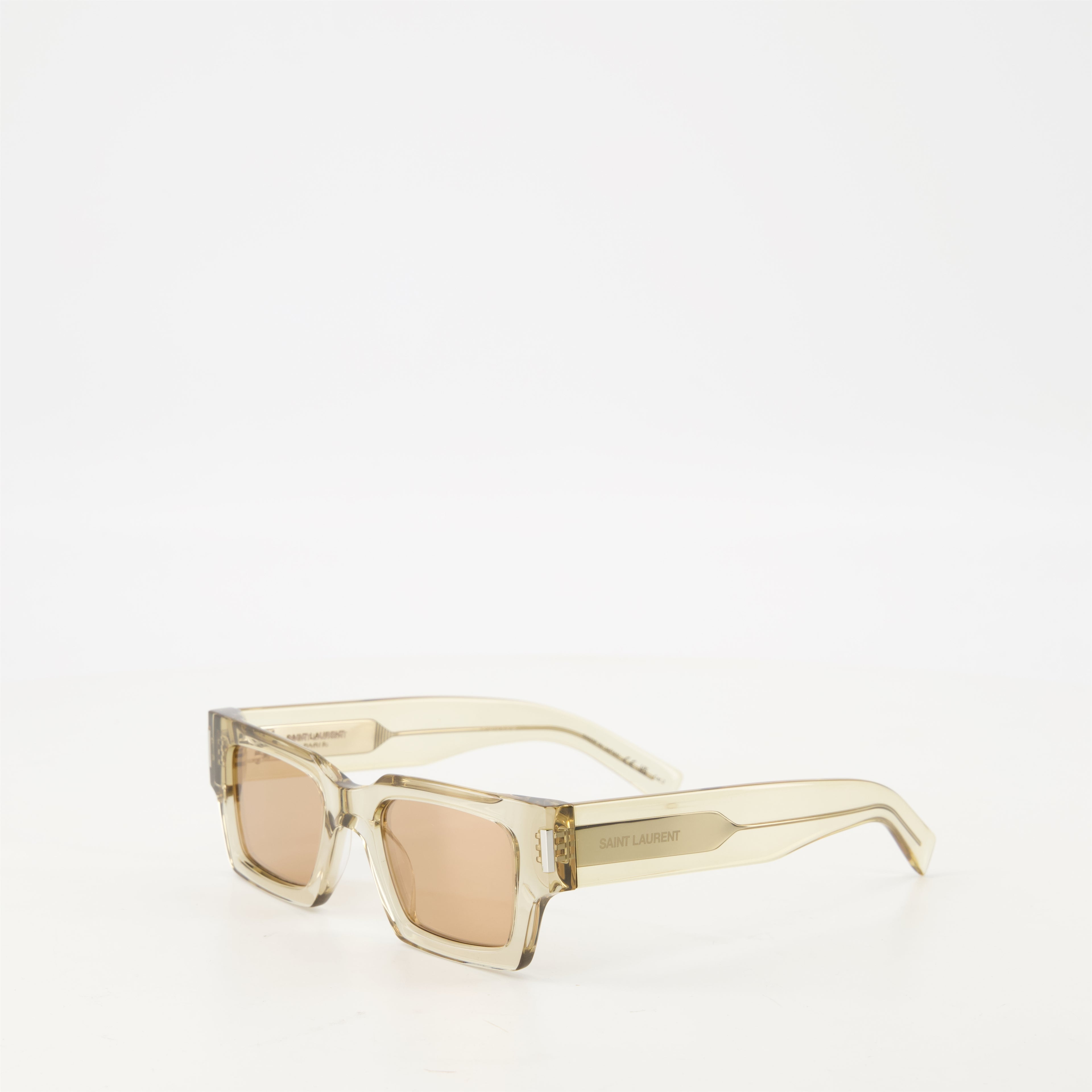 Glasses Lunettes de soleil SL 572 Saint Laurent Beige Unisex