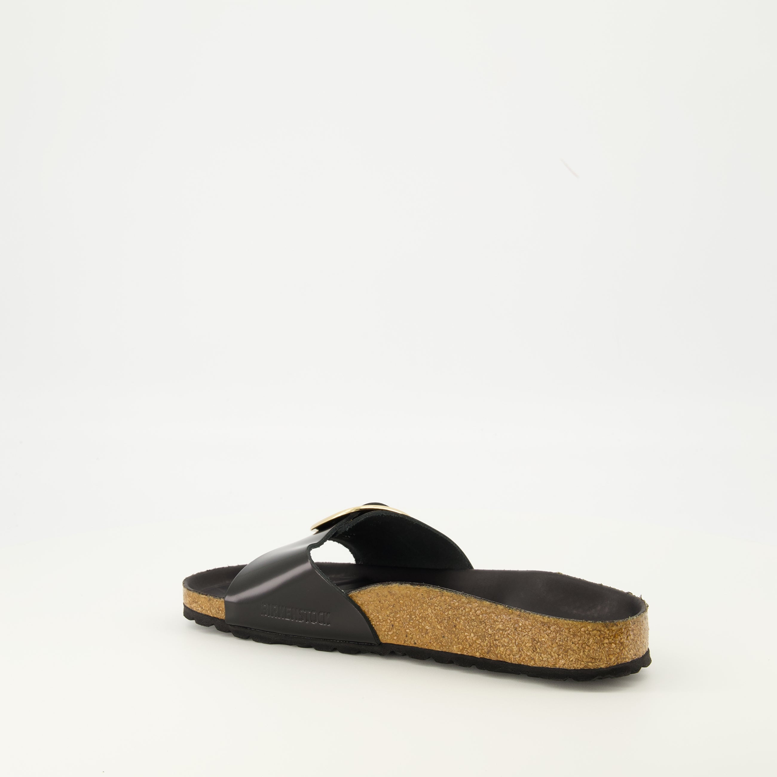 Image de l'article Sandales Madrid Big Buckle de la marque Birkenstock pour Femme - Saison Automne-Hiver 2025 - Vue trois quarts arrière droite