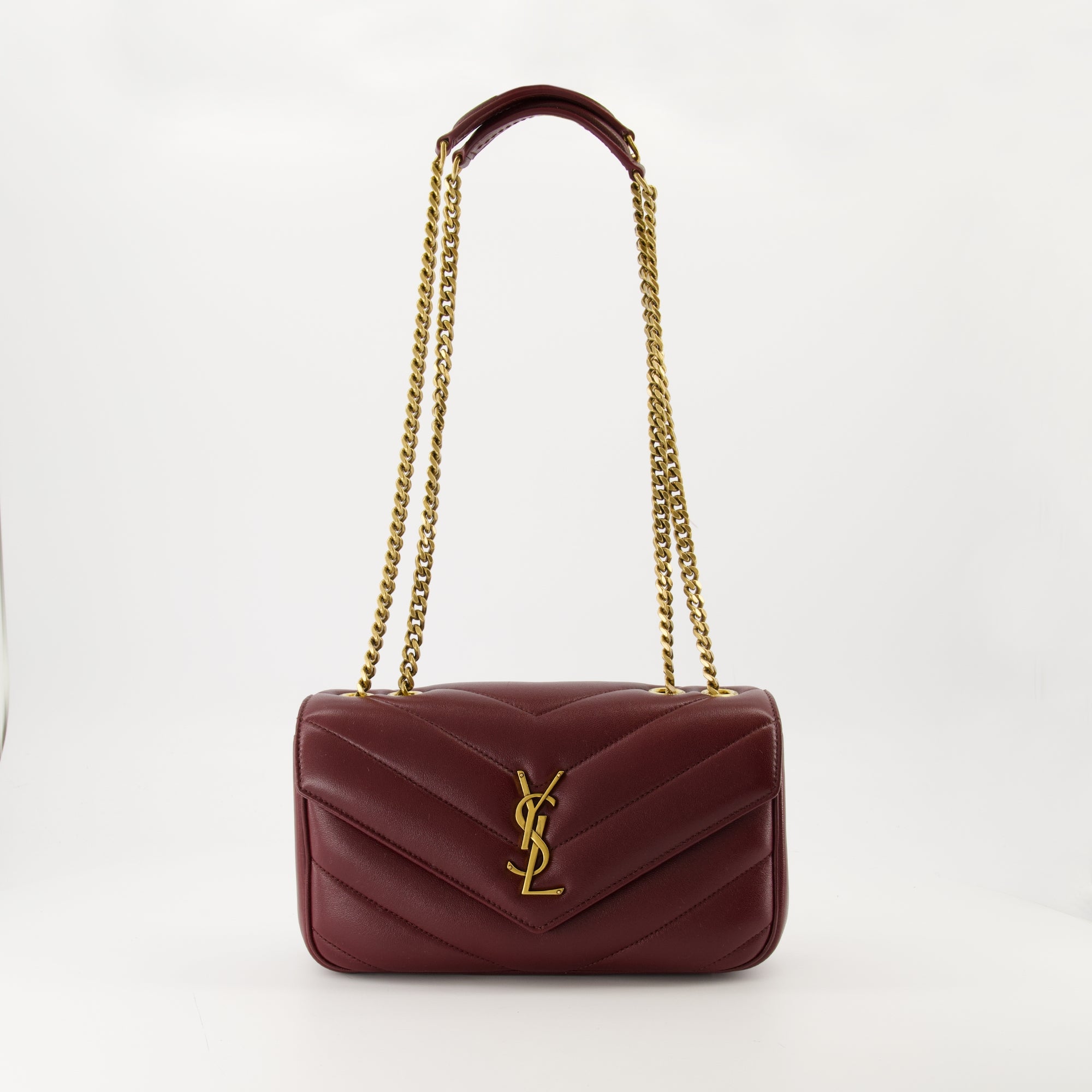 Image de l'article Sac Loulou small de la marque Saint Laurent pour Femme - Saison Automne-Hiver 2025 - Vue de Face