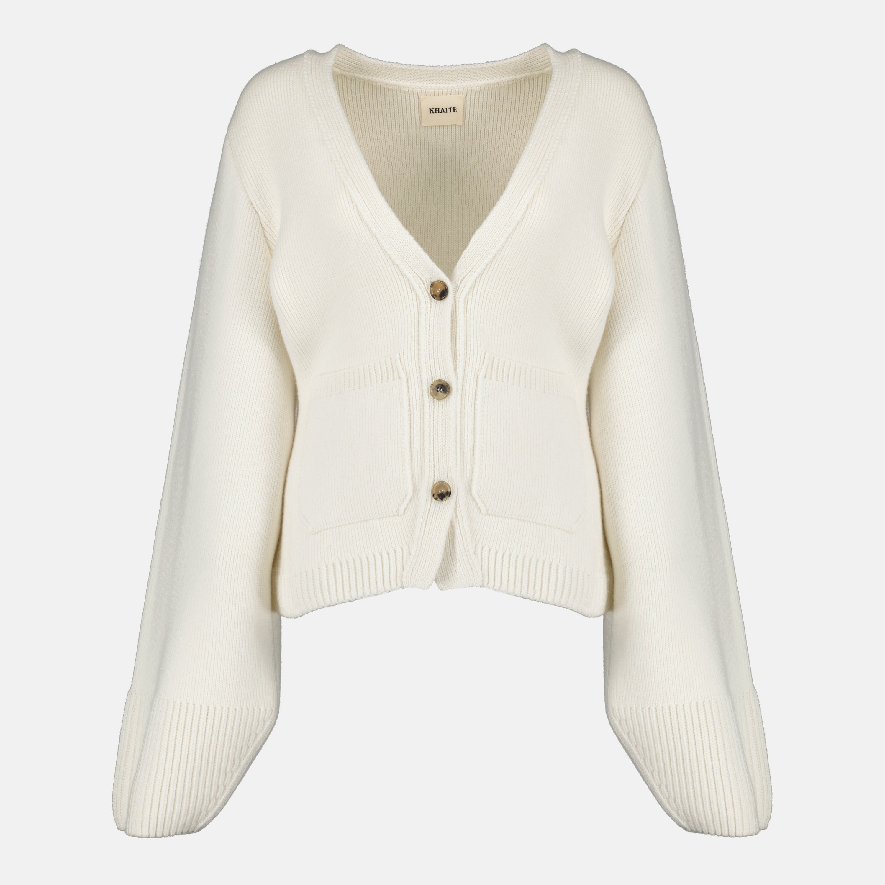 Image de l'article Cardigan Scarlet de la marque Khaite pour Femme - Saison Automne-Hiver 2025 - Vue de Face