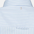 Image de l'article Chemise Jabot bleu ajustée de la marque Ami PARIS pour Femme - Saison Printemps-Été 2026 - Vue détaillée_2