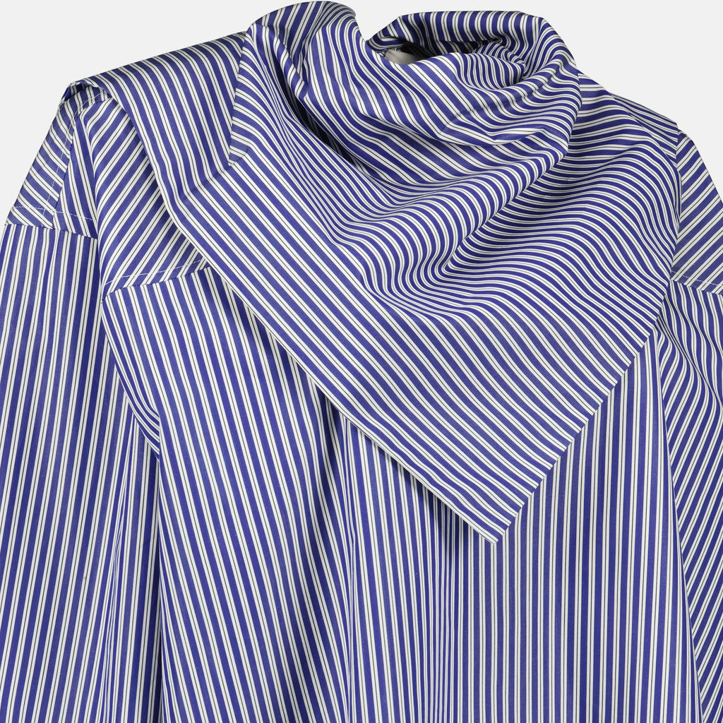 Chemises Blouse à rayures bleu marine Ami PARIS Bleu Unisexe