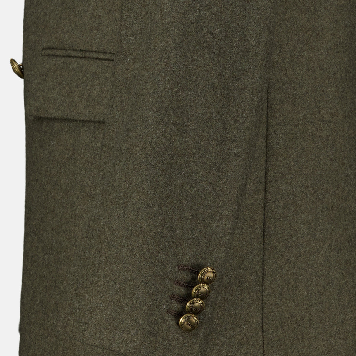 Vestes Khaki Wollblazer Dior Kaki Homme