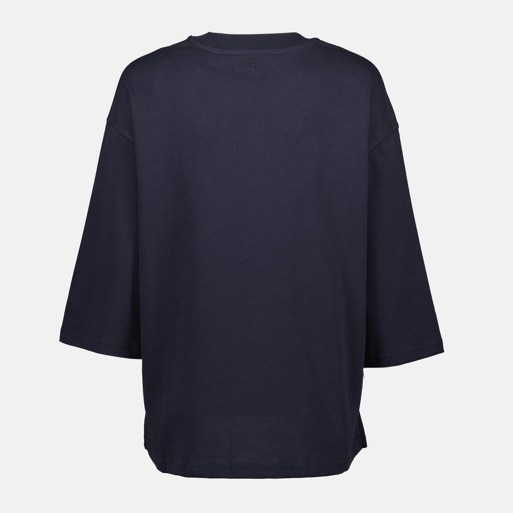 T-shirts Woven Ami de Coeur T-shirt Ami PARIS Dark blue Femme