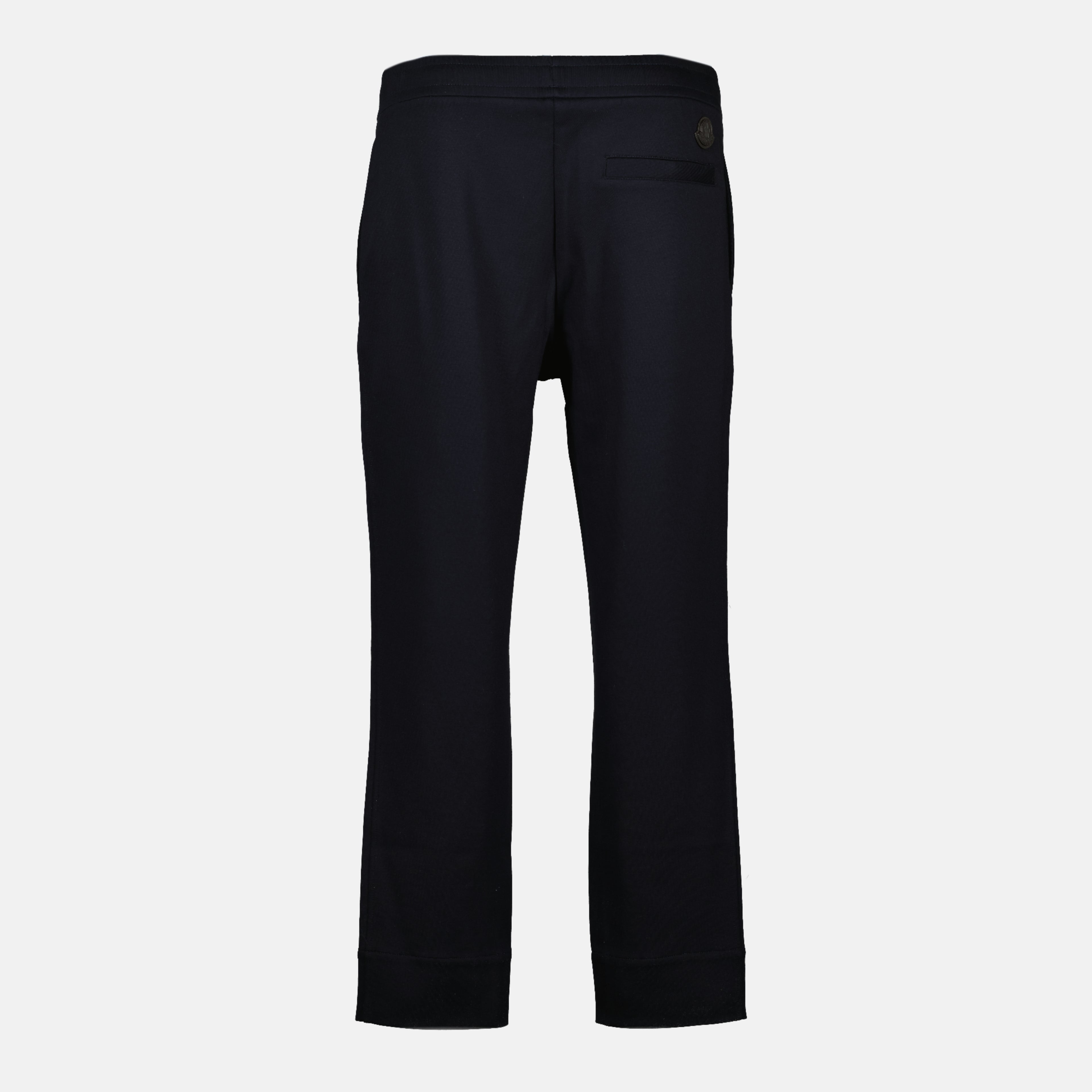 Image of the Moncler Men's Navy Blue Tracksuit Pants - Spring-Summer 2026 - Back View