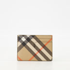 Petite maroquinerie Porte-cartes Sandon à carreaux Burberry Beige Homme