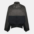 Imagen del artículo Chaqueta bicolor negra y gris con cremallera de la marca Mm6 para Mujer - Temporada Primavera-Verano 2026 - Vista frontal