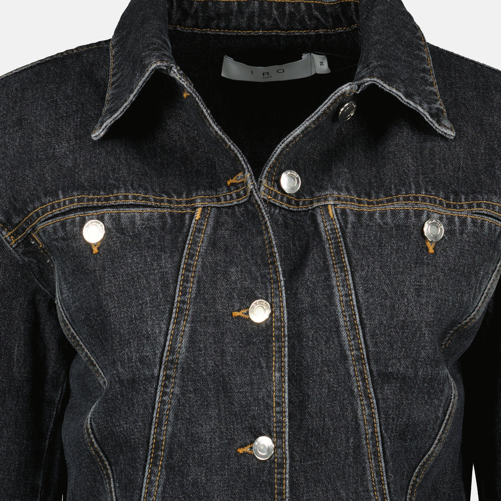 Vestes 다크 블루 데님 재킷 Iro Bleu foncé Femme