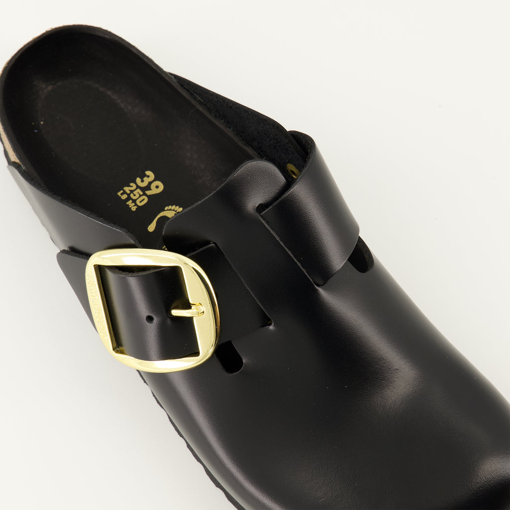 Image de l'article Mules Boston Big Buckle de la marque Birkenstock pour Femme - Saison Automne-Hiver 2025 - Vue détaillée de haut