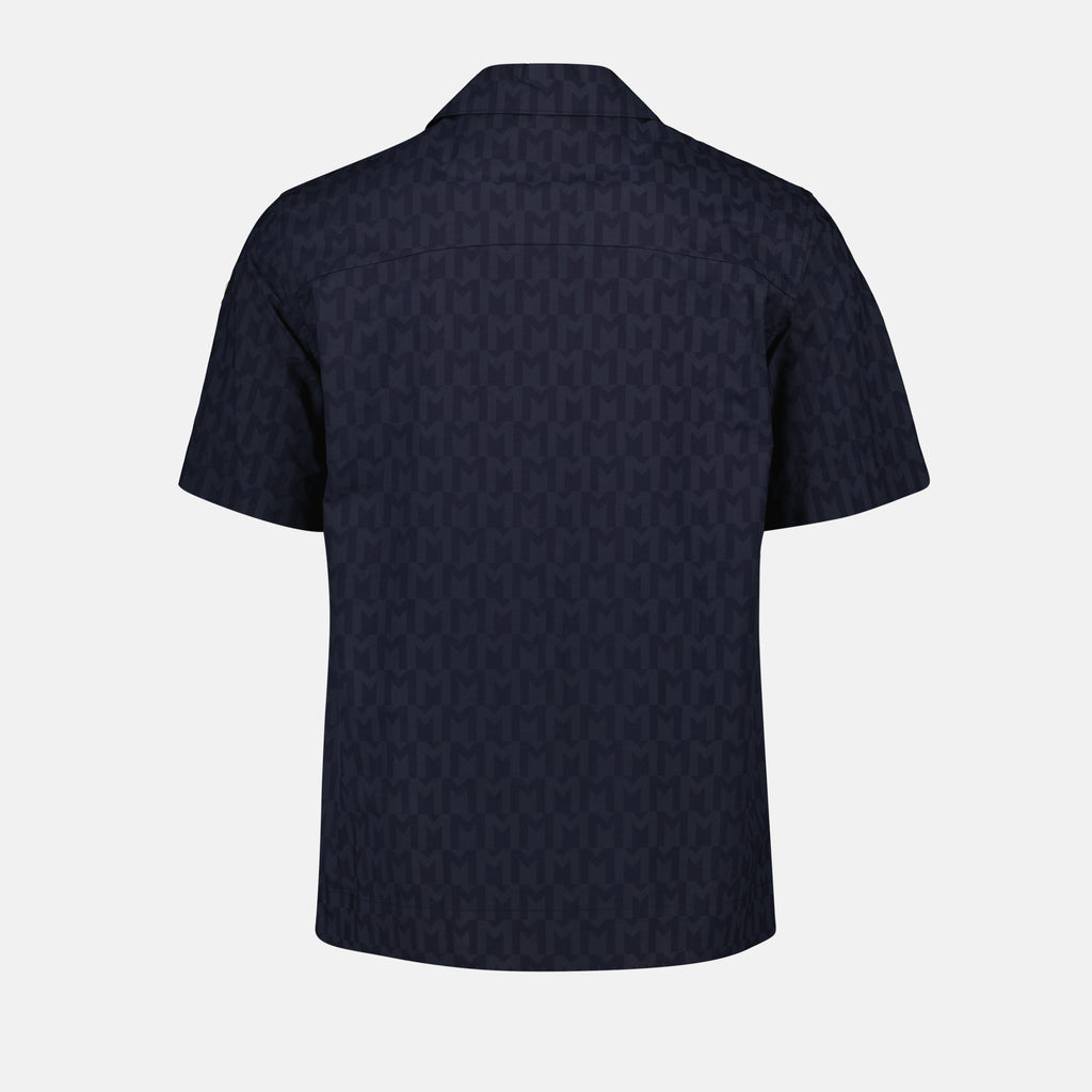 Shirts Chemise à manches courtes Moncler Dark blue Homme
