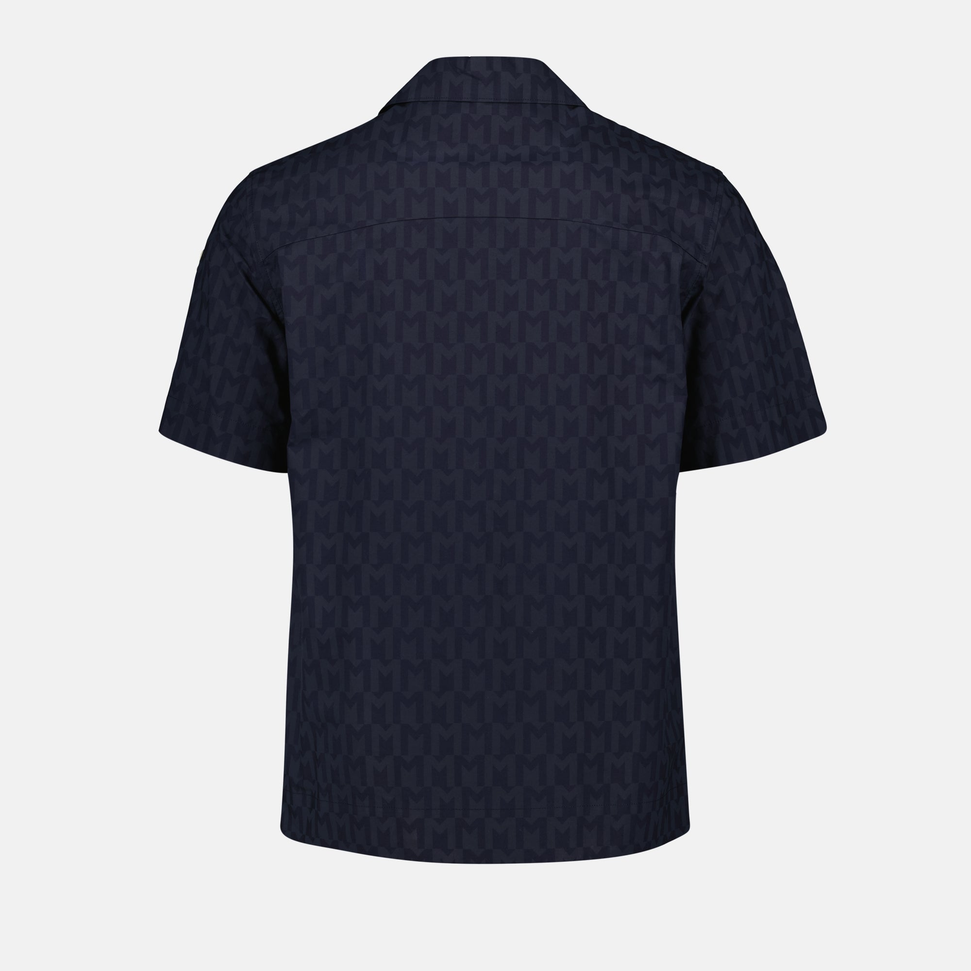 Shirts Chemise à manches courtes Moncler Dark blue Homme