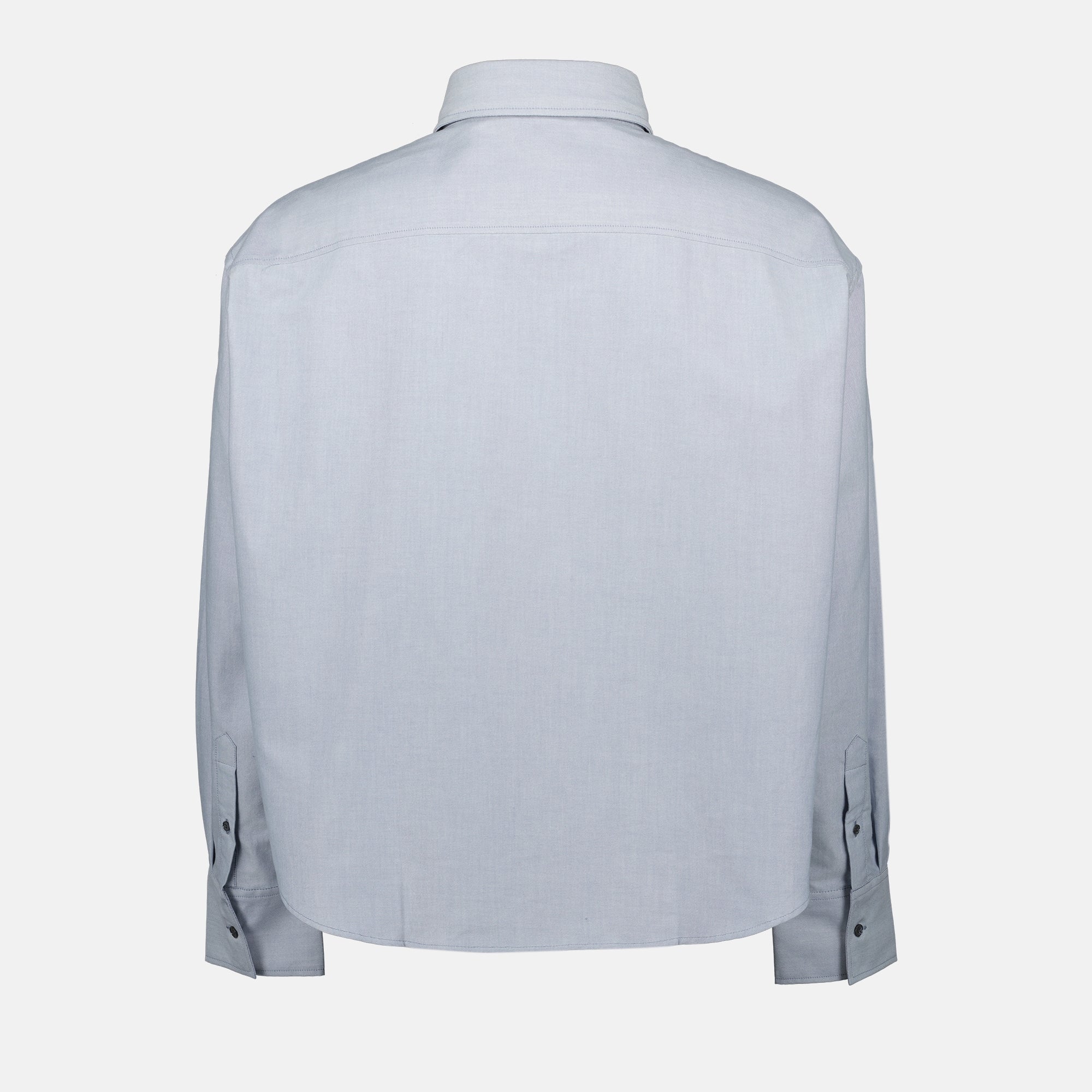 Chemises Chemise courte oversize Ami PARIS Gris Unisexe