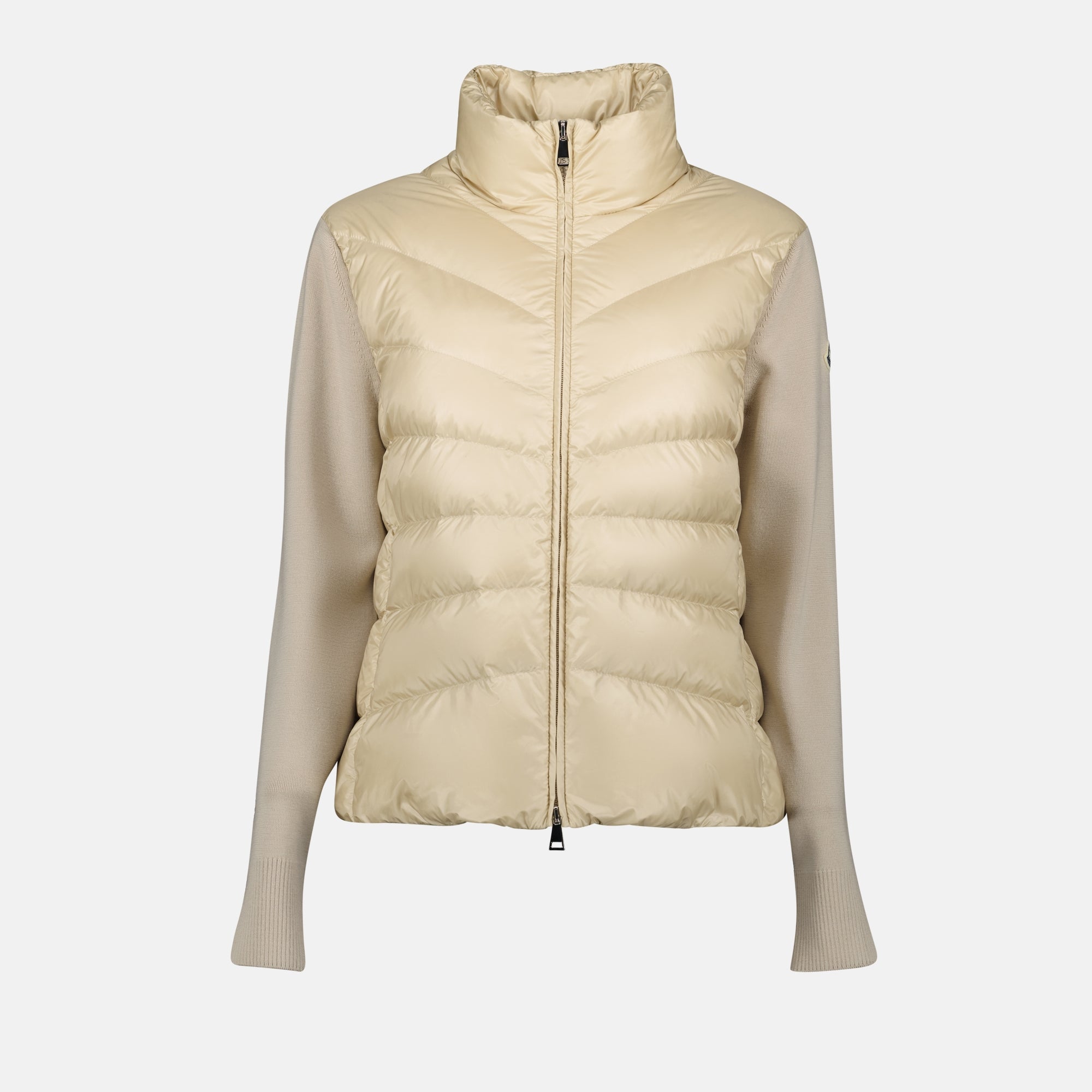 Veste bi-matière matelassé