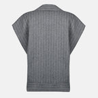 Vestes Abrigo Sin Mangas Iro Gris Femme