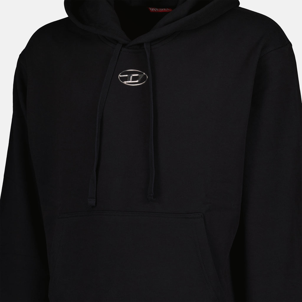 Sweatshirts S-Macs Hoodie Diesel Black Homme