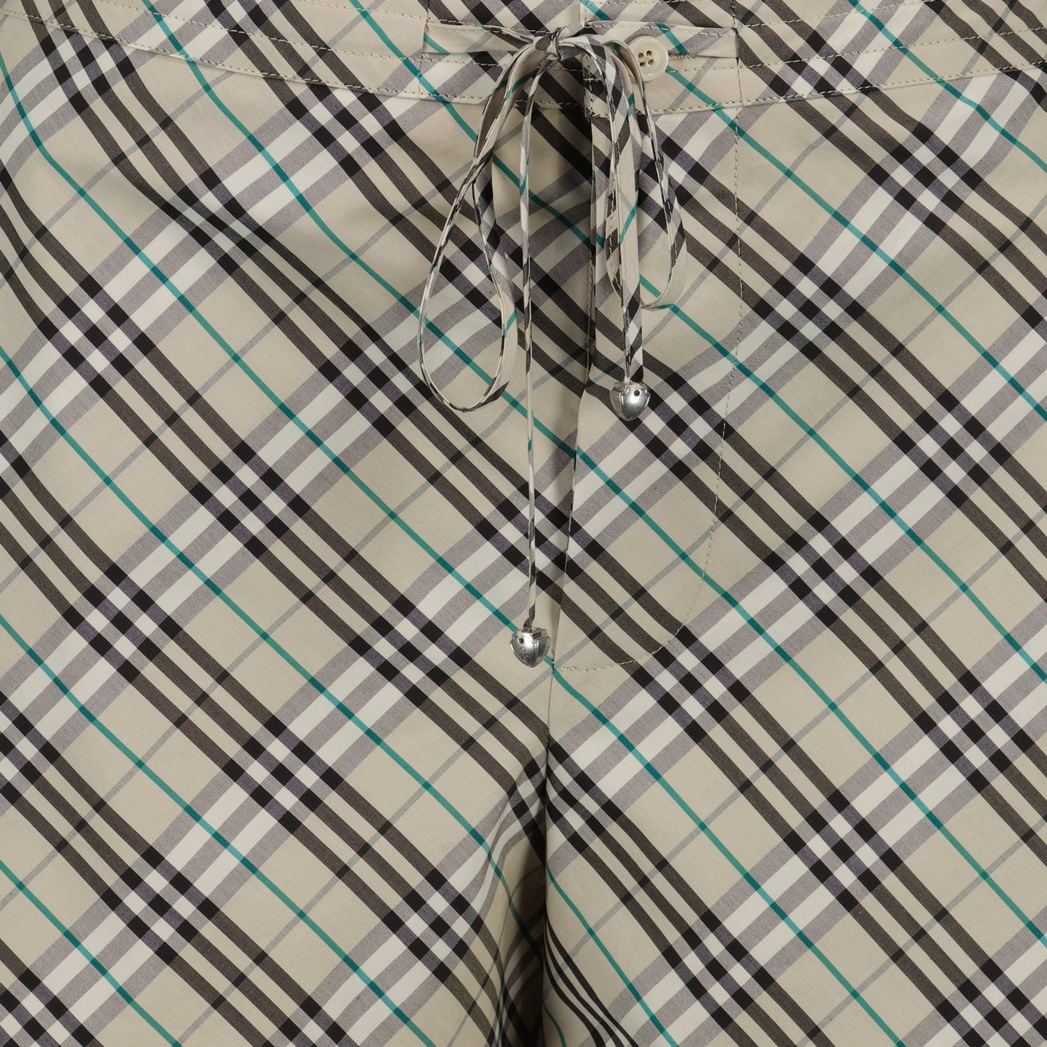 Shorts Short à carreaux Burberry Beige Femme