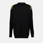 Malhas Cardigan Barocco Coupe des Dieux Versace Amarelo Femme