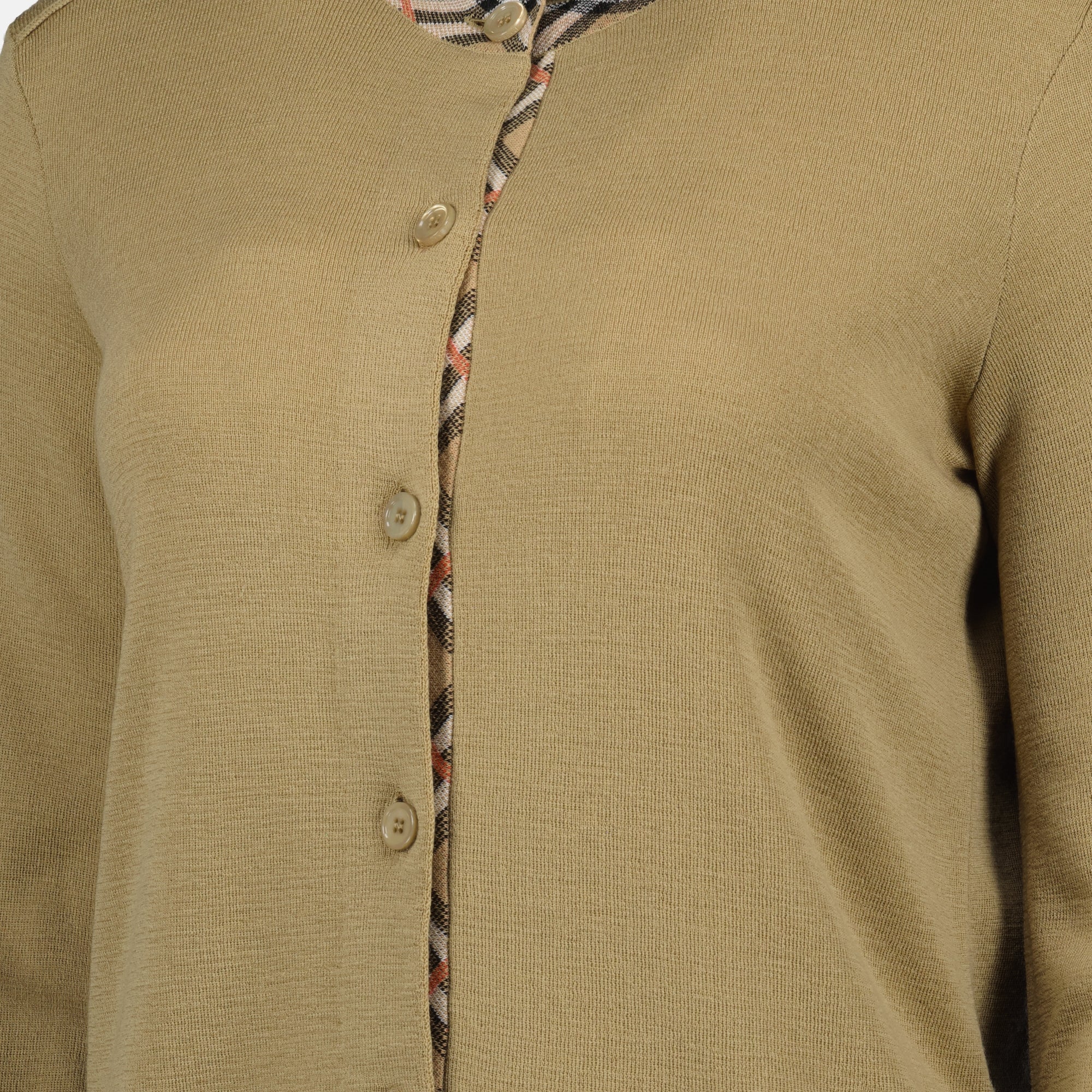 Image de l'article Cardigan en laine de la marque Burberry pour Femme - Saison Automne-Hiver 2025 - Vue détaillée_1