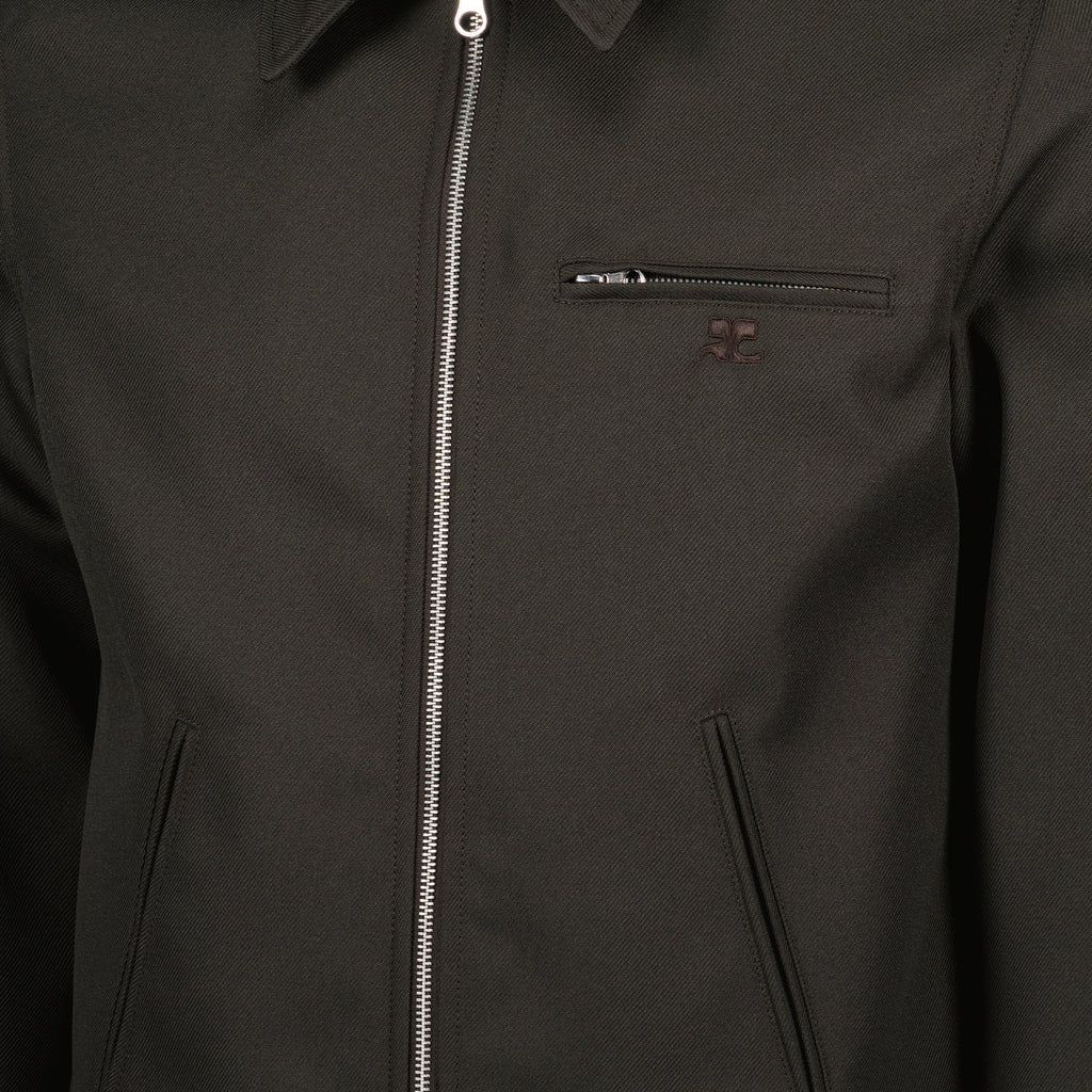 Chaquetas Chaqueta Retro Signature Courrèges Marrón Hombres