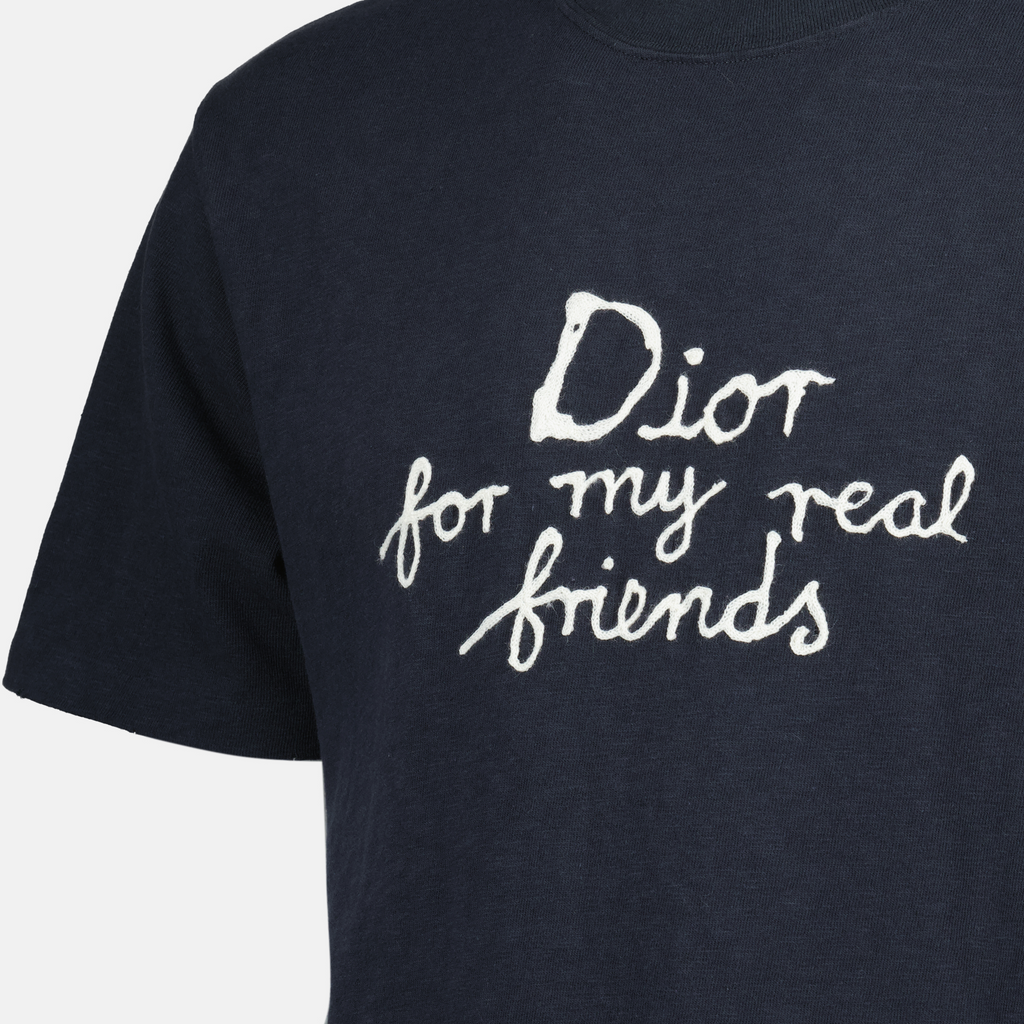 T-shirts T-shirt Dior and Hylton Nel Dior Bleu foncé Homme