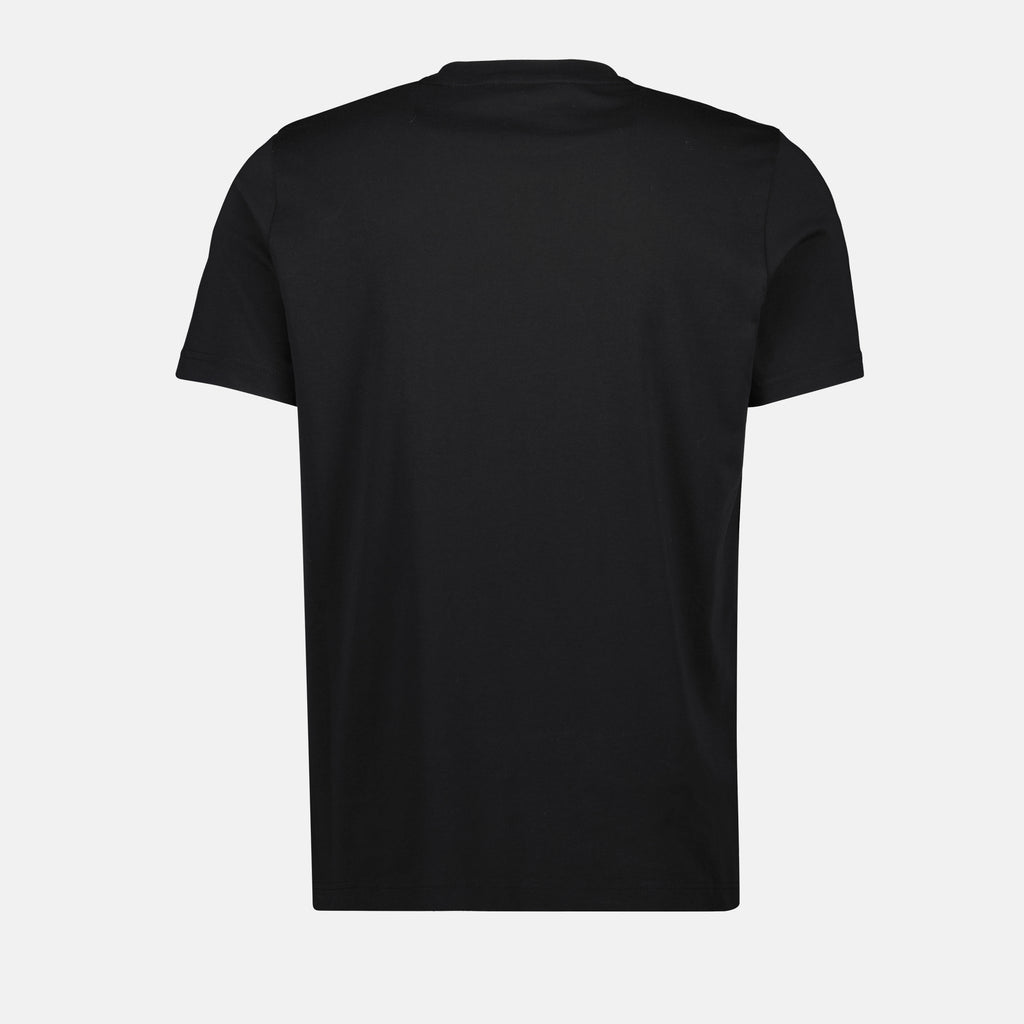T-shirts Faded Logo Print T-shirt Moncler Black Homme