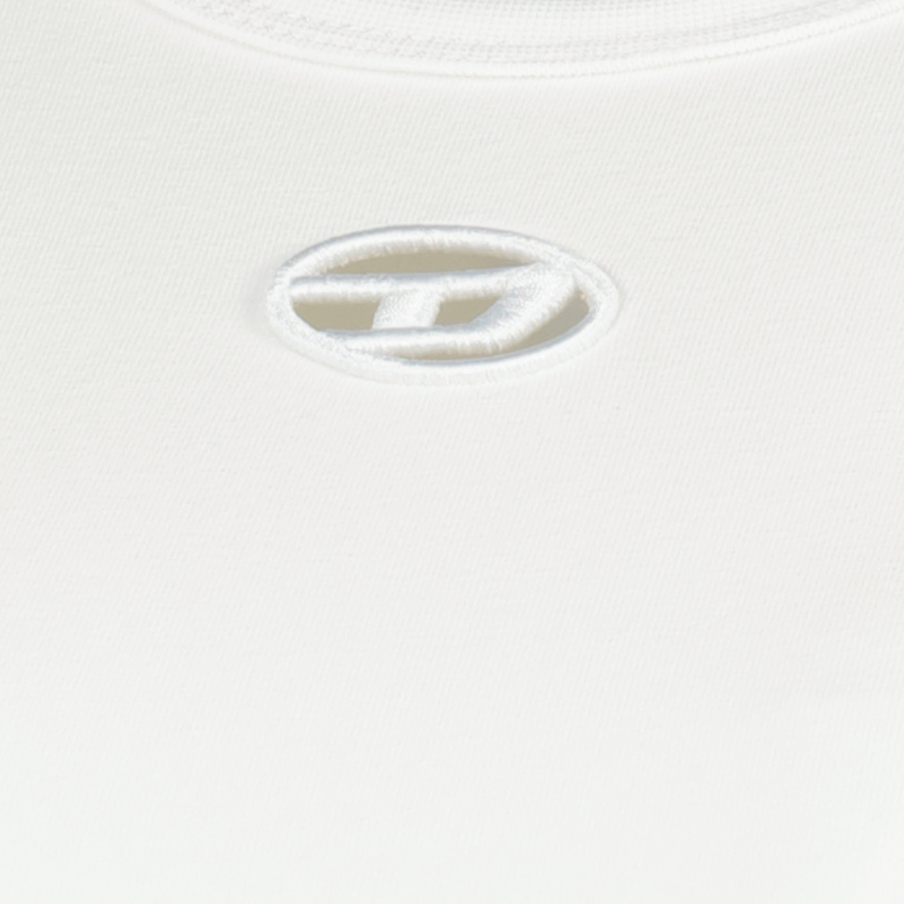 Bild des T-Angie-OD weißen T-Shirts von Diesel für Damen - Frühjahr-Sommer 2026 - Detailansicht 1