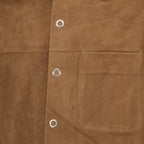 Image de l'article Veste chemise en cuir de la marque Ami PARIS pour Unisex - Saison Automne-Hiver 2025 - Vue détaillée_1